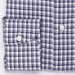 Grey Blue Checked Shirt