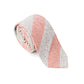 Striped Light Grey Pink Tie