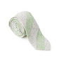 Striped Light Grey Green Tie