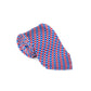 Patterned Blue Red Tie