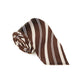 Beige Striped Silk Tie