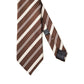Beige Striped Silk Tie