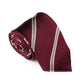 Burgundy Striped Tie