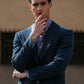 Blue Wool Blazer