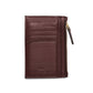 Bordeaux Soft Pebble Grain Leather Card Holder