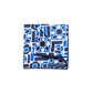 Patterned Blue White Pocket Square