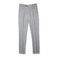Light Grey Single-Pleated Wool Trousers