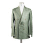 Green Unstructured Textured Wool-Blend Blazer