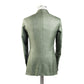 Green Unstructured Textured Wool-Blend Blazer