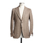 Beige Herringbone Blazer