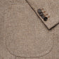 Beige Herringbone Blazer