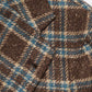 Brown Check Blazer in Solbiati Wool
