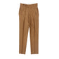 Tobacco brown pants in Solbiati linen