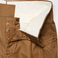 Tobacco brown pants in Solbiati linen