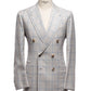 Light Grey Checked Suit